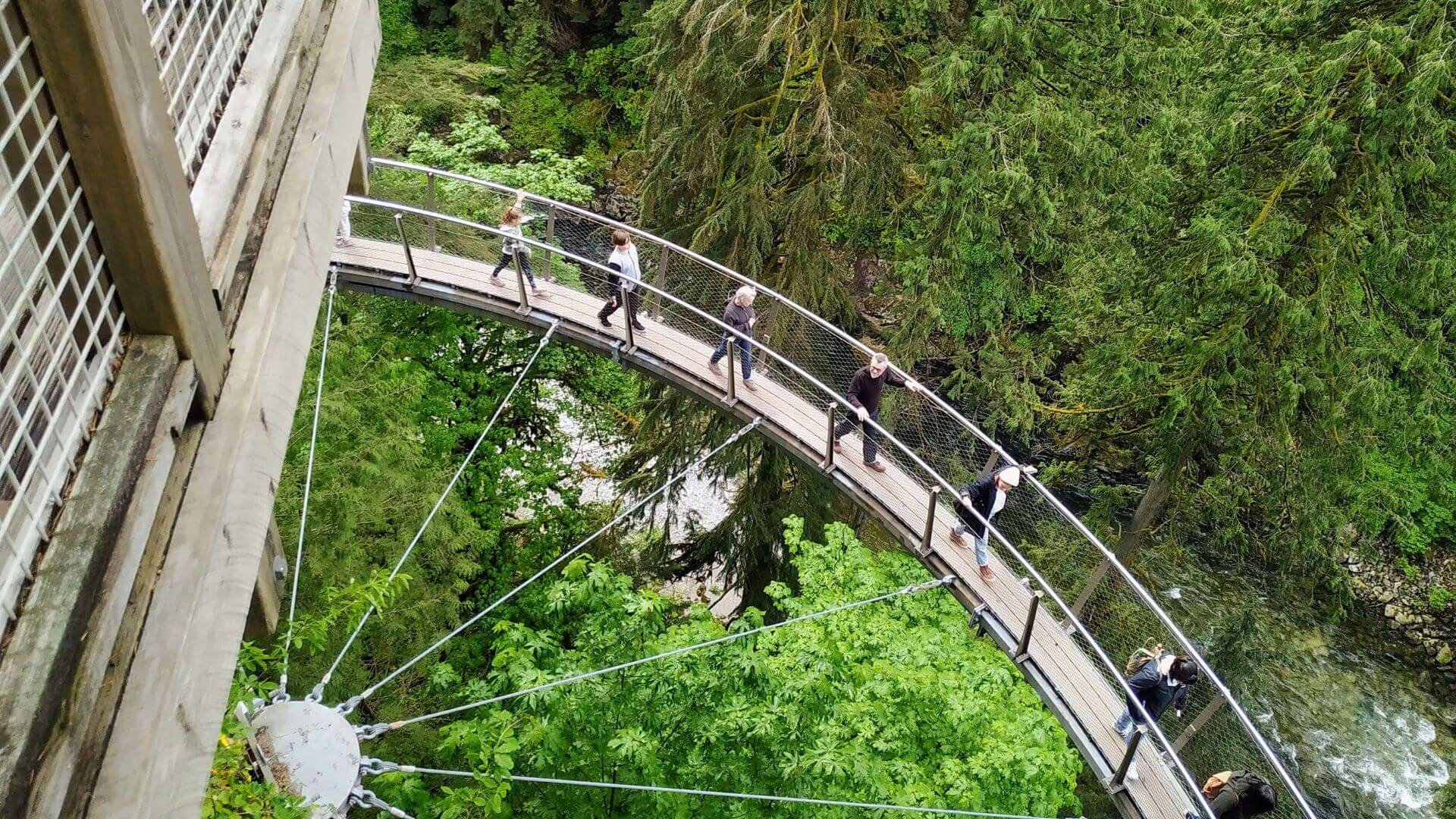 Cliffwalk platform at Capilano Suspension Bridge Park