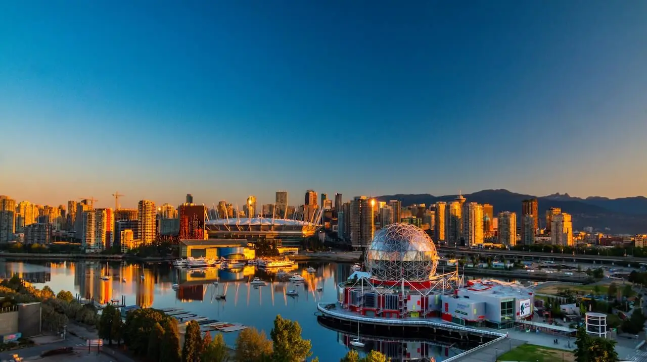 landscape of Science World Vancouver