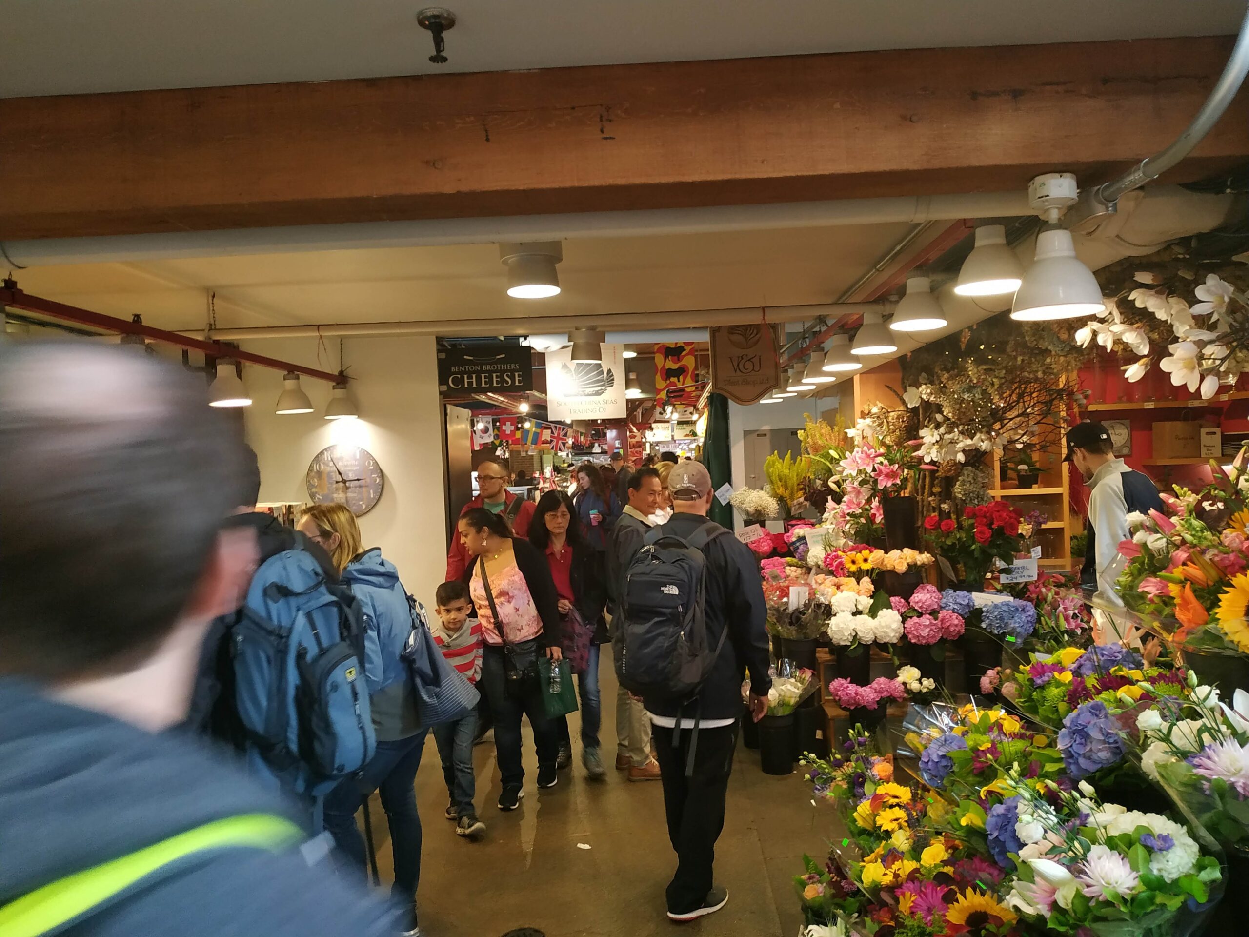 Inside Granville Island Public Market