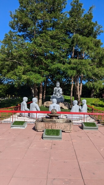 International Buddhist Temple in Richmond, BC, modeled after Beijing's Forbidden City