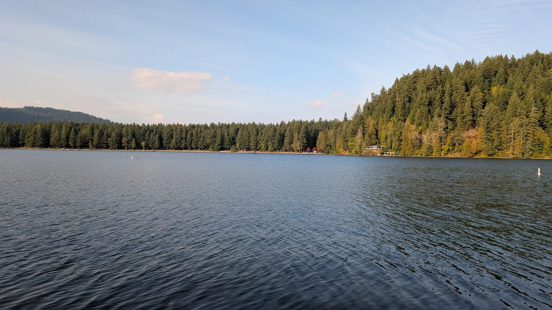 Cultus Lake in Chilliwack with water and mountain scenery