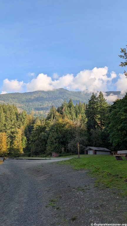 Vertical view at Cultus Lake Provincial Park
