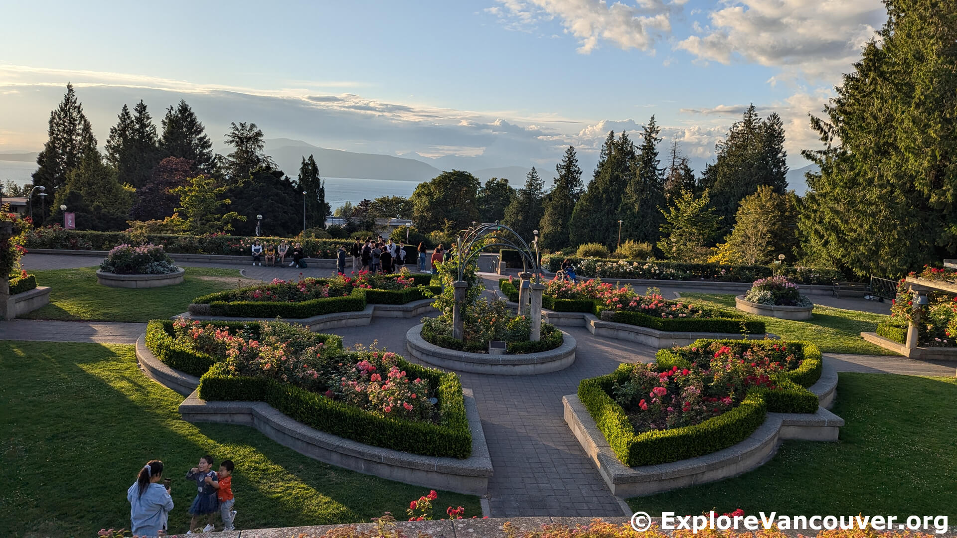 Rose Garden on the University of British Columbia campus, Vancouver