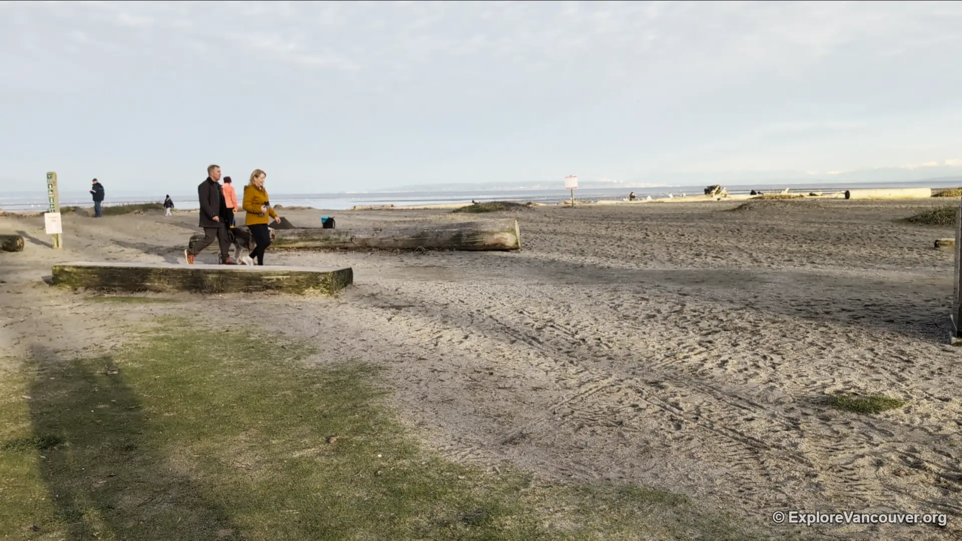 Centennial Beach in winter