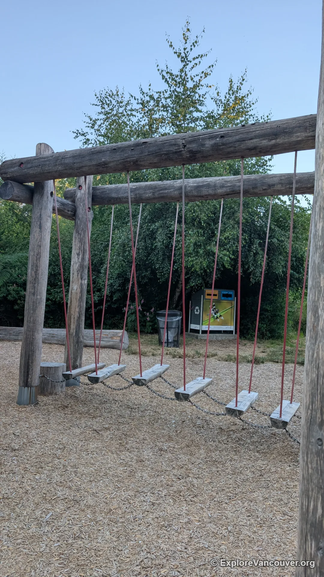 Playground area at Richmond Nature Park