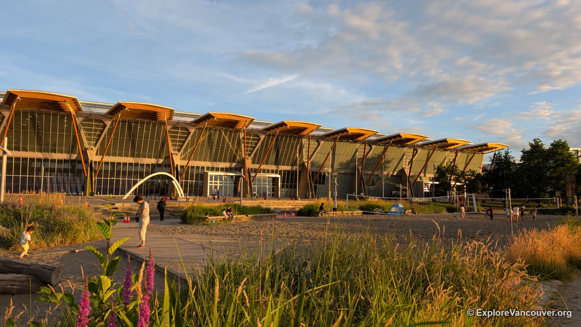 Exterior view of the Richmond Olympic Oval
