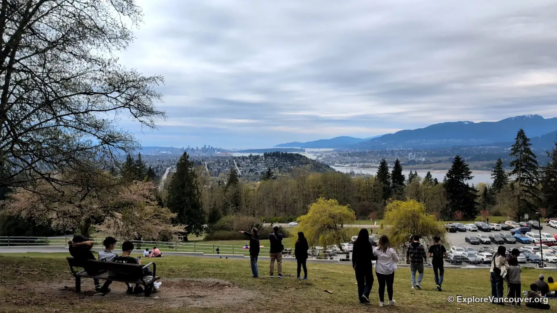 Panoramic view from Burnaby Mountain Park