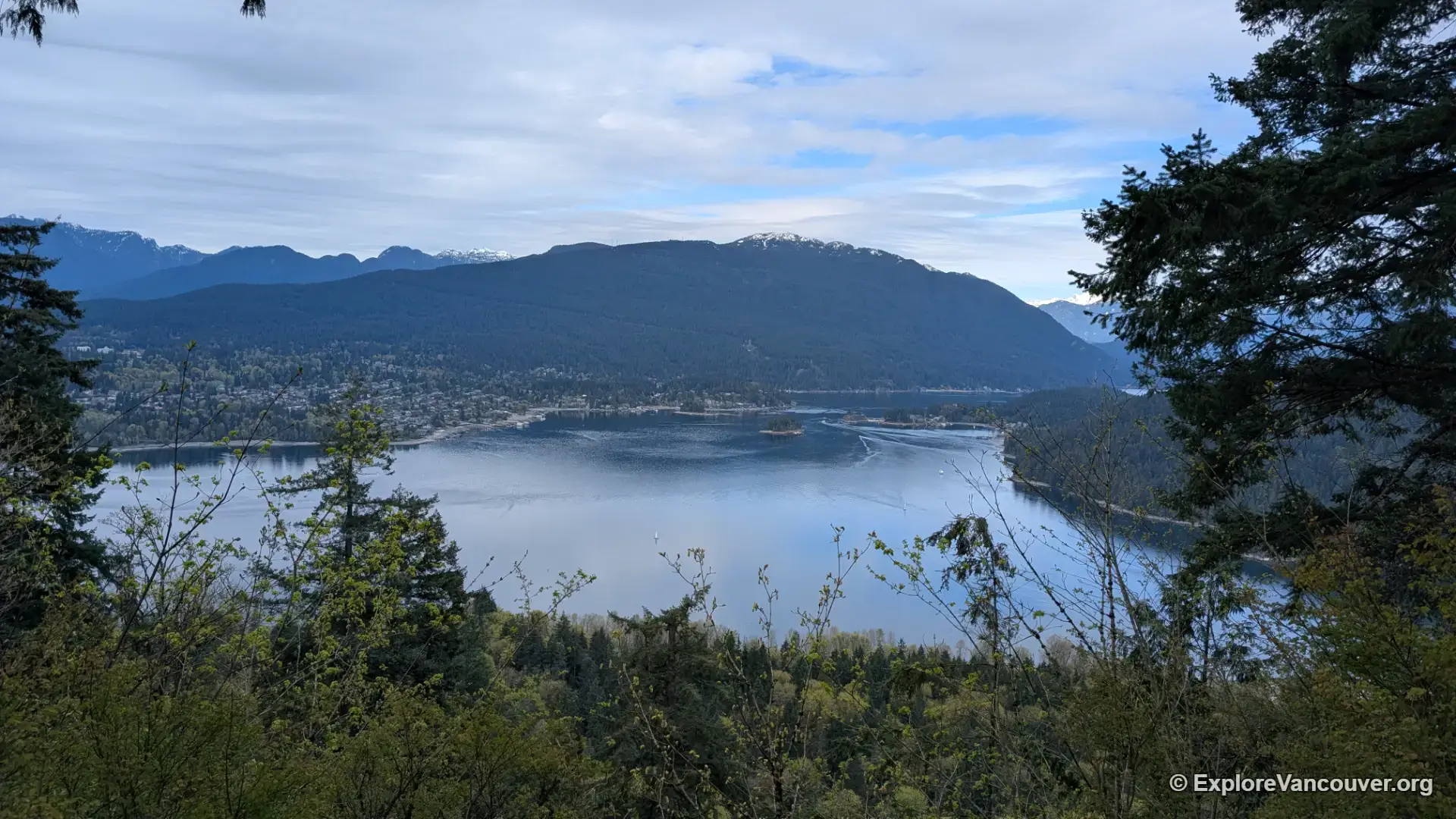 View toward Deep Cove from Burnaby Mountain Park