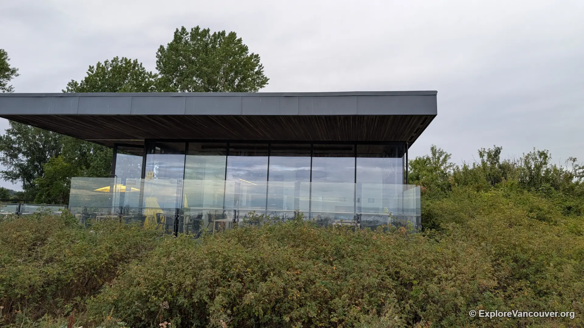 Concession stand at Centennial Beach, Boundary Bay Regional Park