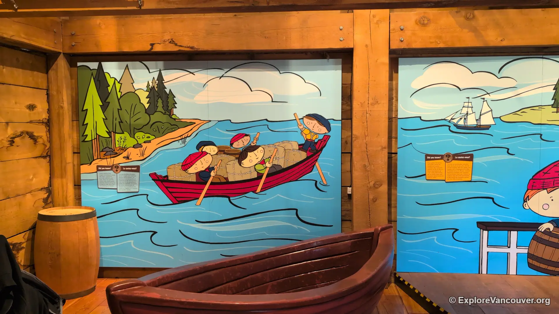 Children's play area at Fort Langley National Historic Site