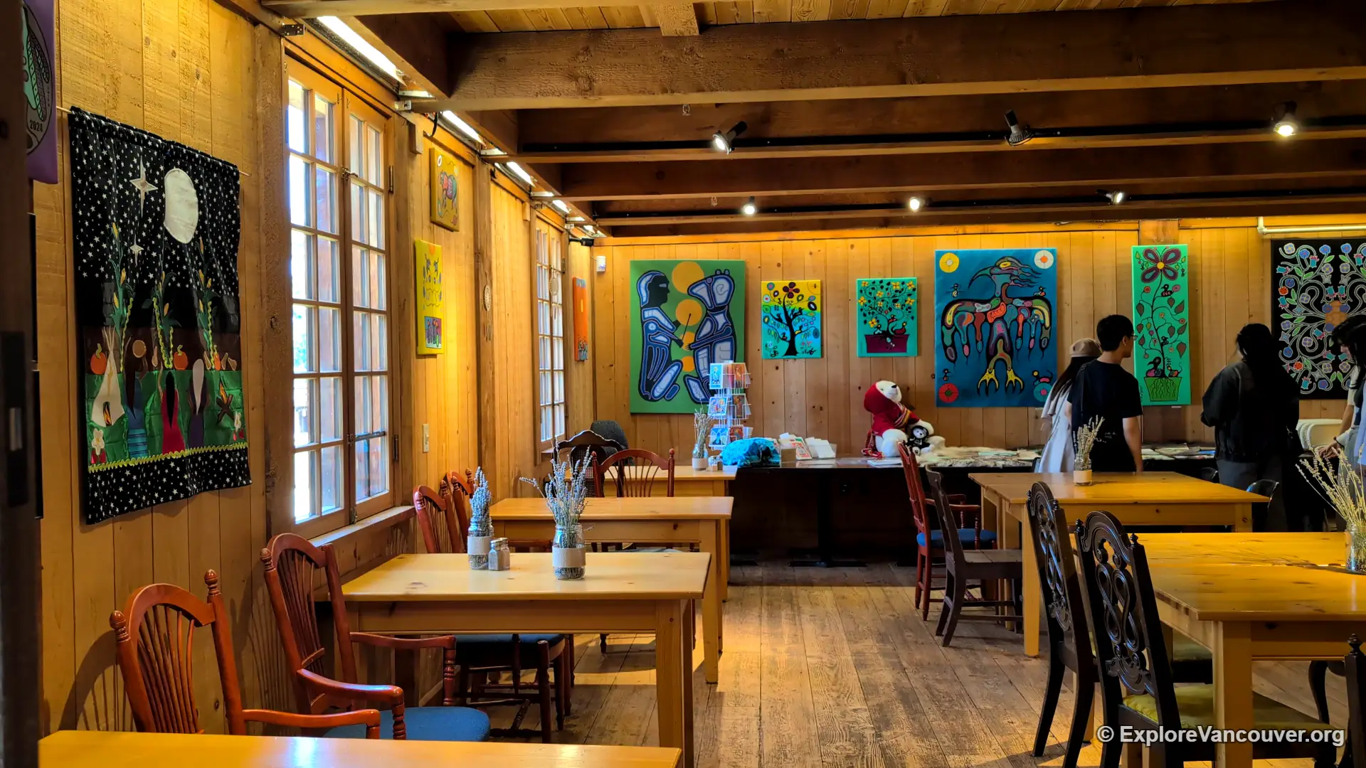 On-site cafe at Fort Langley National Historic Site