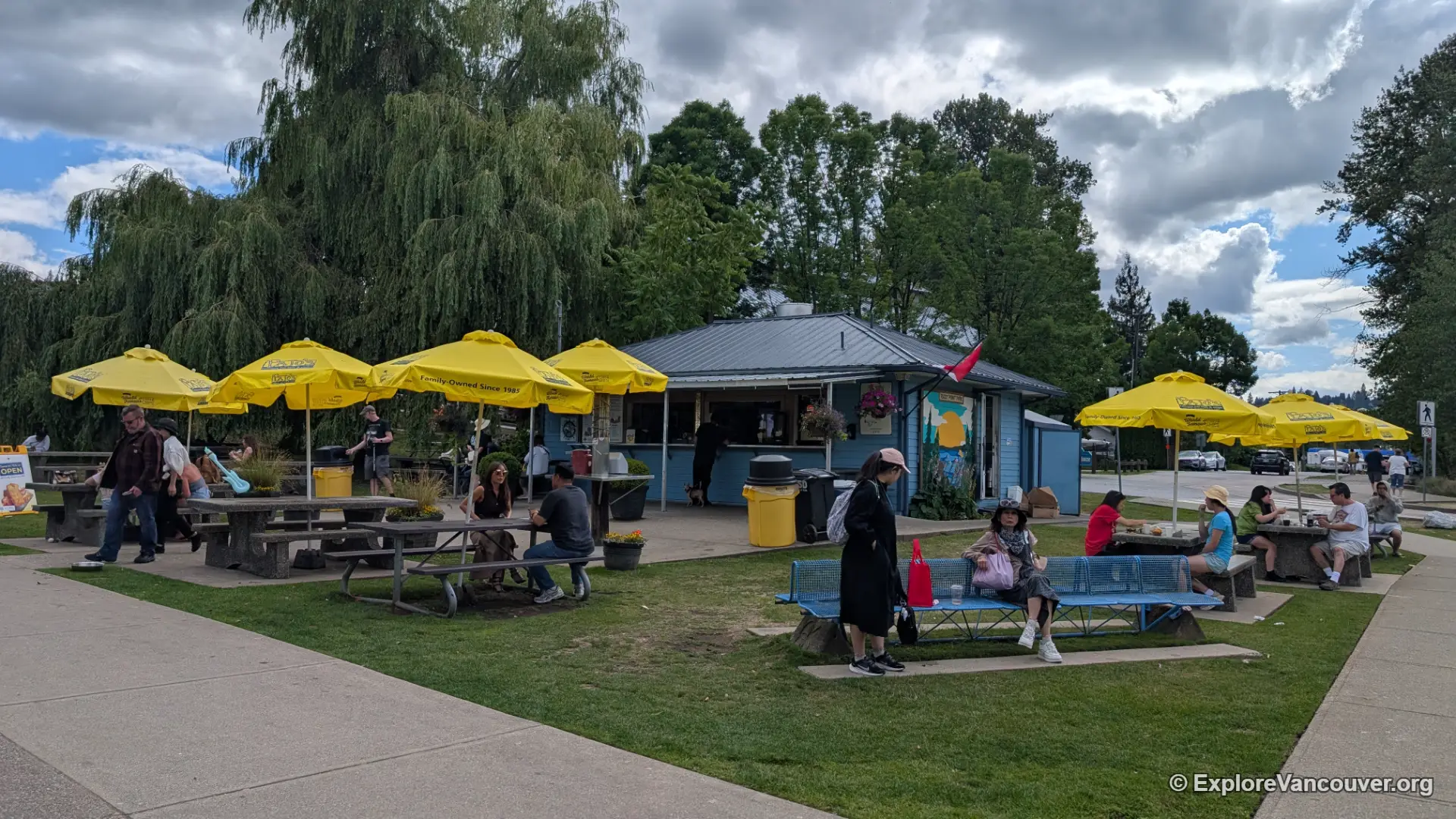 Pajo's Fish and Chips stand at Rocky Point Park