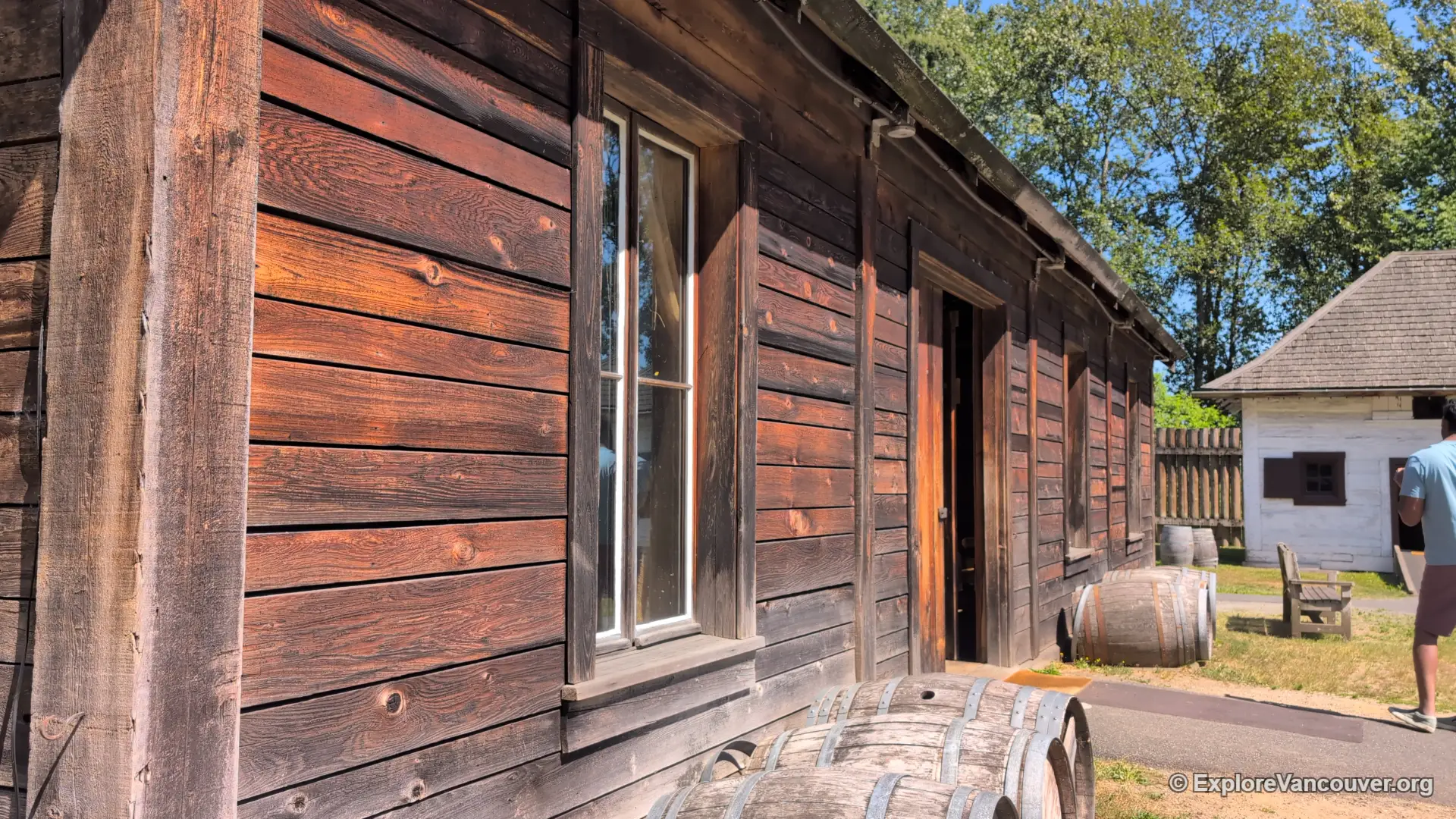 The Storehouse, the only original 1840s building at Fort Langley National Historic Site