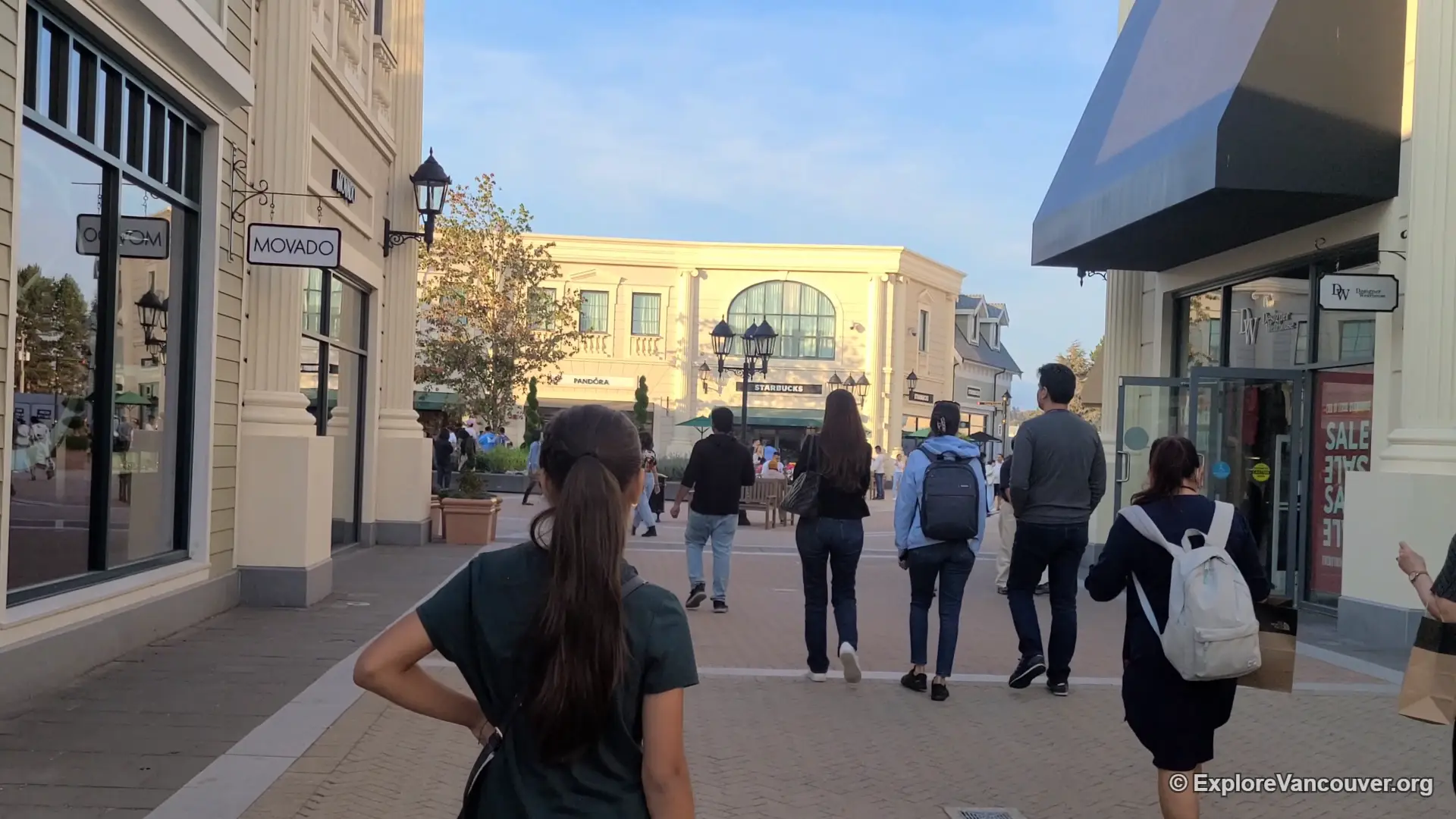Visitors browsing shops at McArthurGlen Designer Outlet