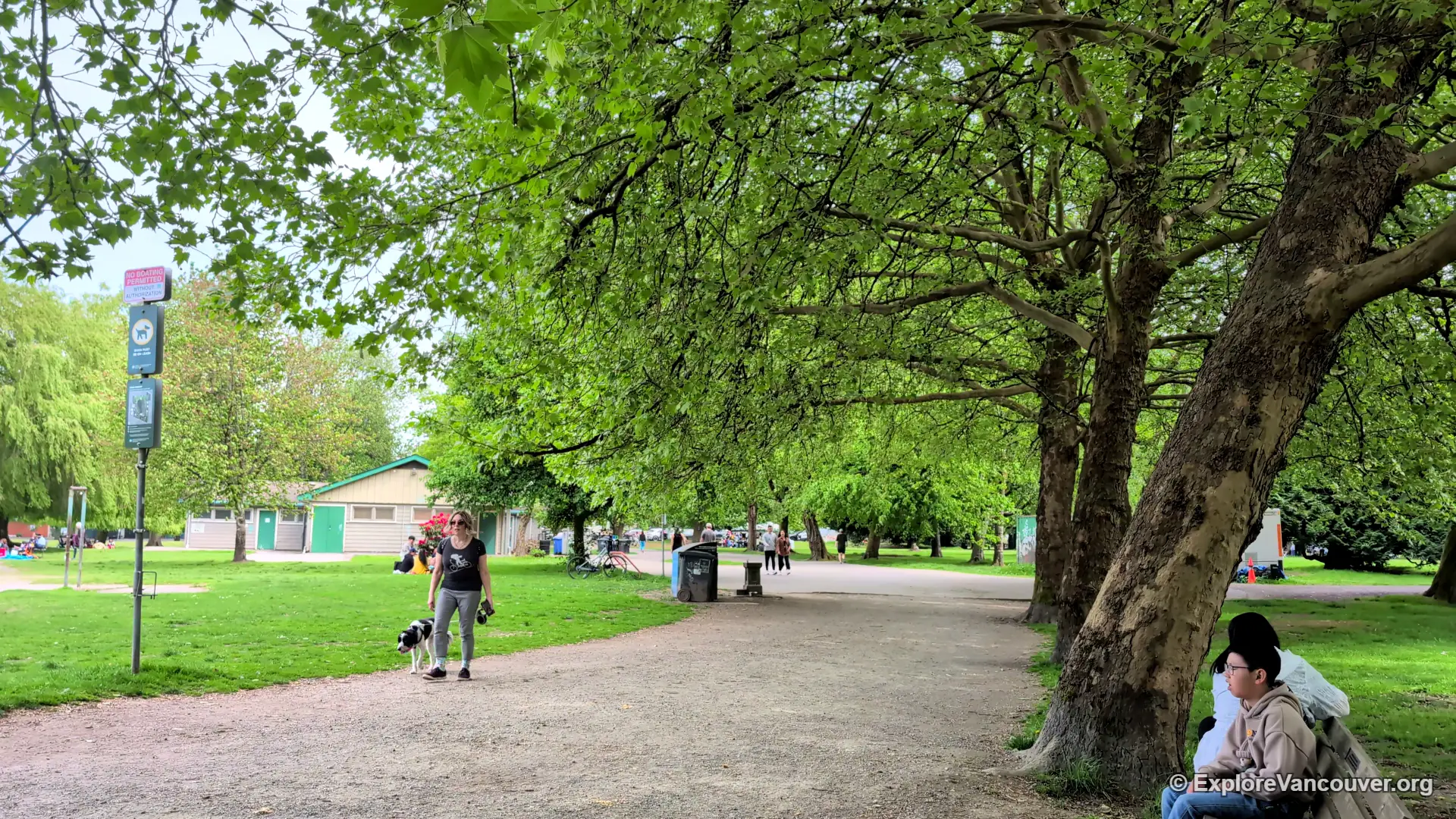 View of the Trout Lake area in John Hendry Park, Vancouver, BC