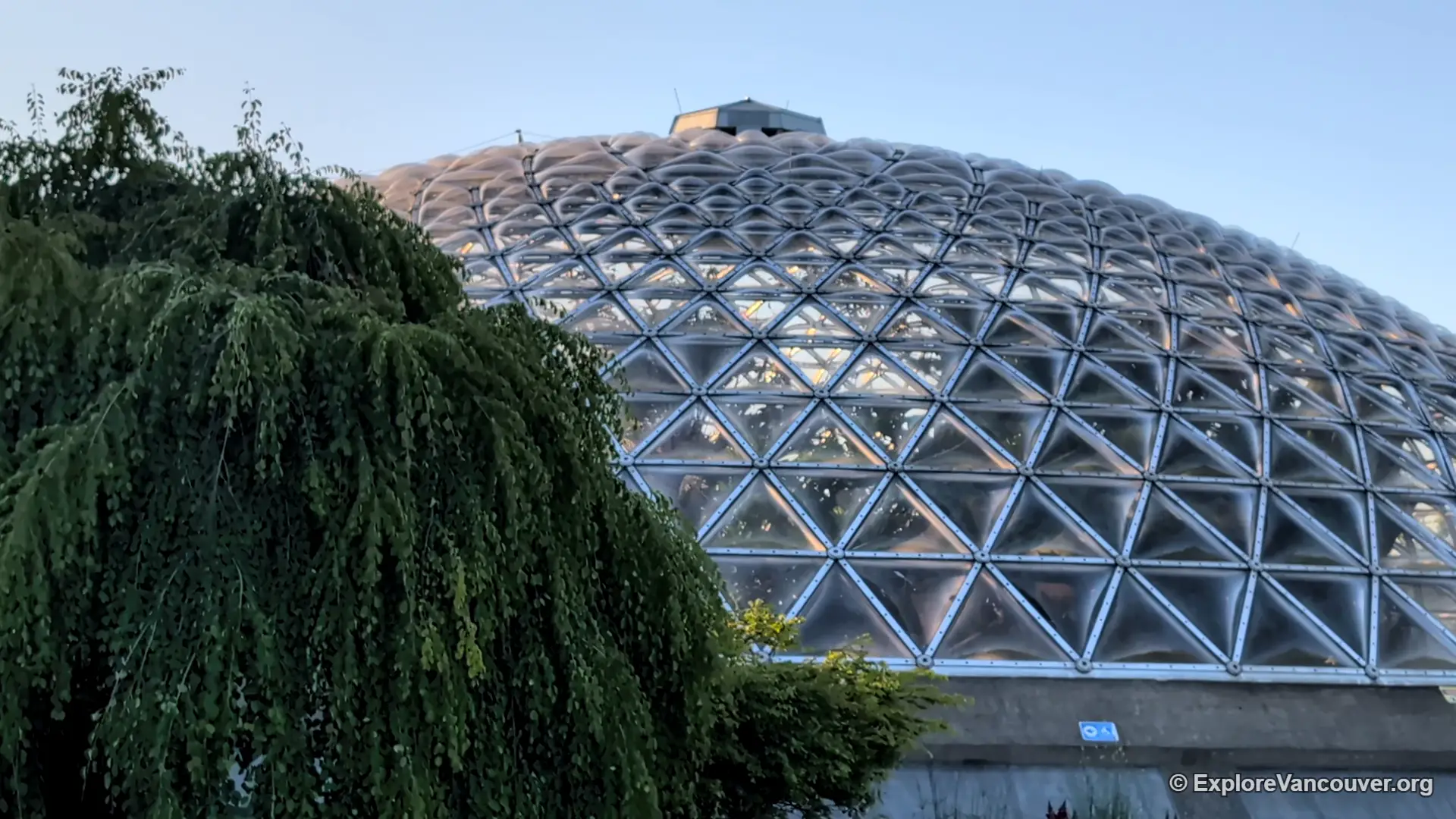 Bloedel Conservatory dome exterior at Queen Elizabeth Park